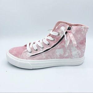 Very G Rossi in Pink High Top Zip Women’s Fashion Sneaker